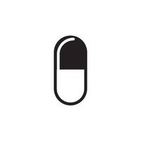 capsules en pillen icoon vector ontwerp sjabloon