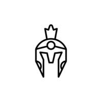 spartaans krijger helm icoon vector ontwerp Sjablonen