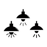 lamp licht icoon vector ontwerp sjabloon
