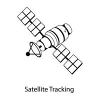 modieus satelliet bijhouden vector