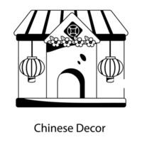 modieus Chinese decor vector