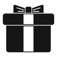 coupon geschenk doos icoon gemakkelijk vector. partij luxe verrassing vector