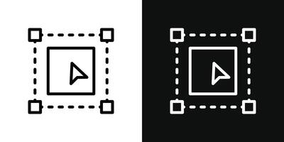 selectie gereedschap icoon vector