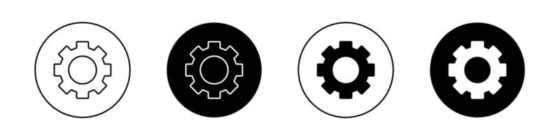 instellingen vector pictogram