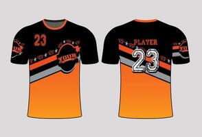 allemaal sport- team Jersey ontwerp met een elegant gespannen en wild kijken voor allemaal uw gewoontjes, mode en sportkleding vector