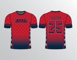 allemaal sport- team Jersey ontwerp met een elegant gespannen en wild kijken voor allemaal uw gewoontjes, mode en sportkleding vector