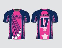 allemaal sport- team Jersey ontwerp met een elegant gespannen en wild kijken voor allemaal uw gewoontjes, mode en sportkleding vector