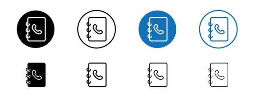 telefoonboek vector pictogram