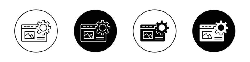 pictogram voor inhoudsbeheer vector