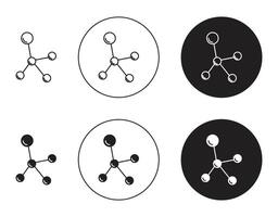 molecuul vector pictogram