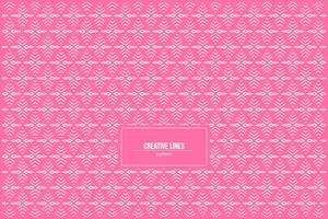 creatief lijn patroon met kleurrijk roze achtergrond vector