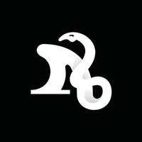 brief een slang logo vector icoon ontwerp sjabloon, geschikt voor uw bedrijf