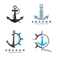 anker logo illustratie sjabloon vector ontwerp