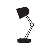 bureau lamp icoon vector vlak ontwerp