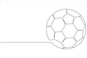 Amerikaans voetbal vector doorlopend een lijn kunst tekening illustratie minimalistische ontwerp