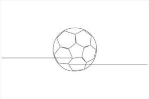 Amerikaans voetbal vector doorlopend een lijn kunst tekening illustratie minimalistische ontwerp