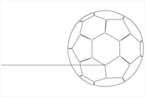 Amerikaans voetbal vector doorlopend een lijn kunst tekening illustratie minimalistische ontwerp