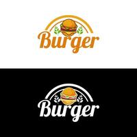 hamburger icoon logo ontwerp vector