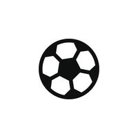 voetbal bal pictogram geïsoleerd op een witte achtergrond vector