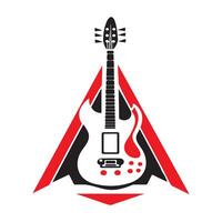 gitaar logo vector afbeeldingen