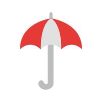 paraplu vector vlak icoon ontwerp