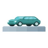 nieuw sedan auto icoon tekenfilm vector. op te slaan toonzaal vector