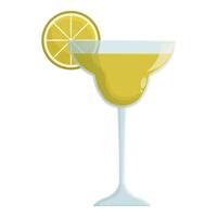 sap citroen cocktail icoon tekenfilm vector. gin alcohol vector