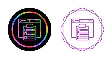 controlelijst vector pictogram