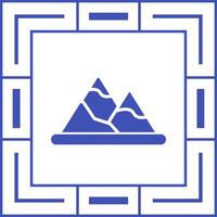 berg vector pictogram