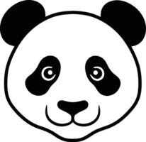 schattig panda tekenfilm ontwerp vector