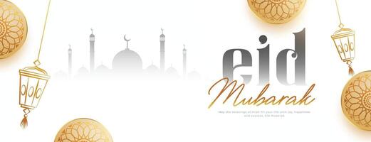 moslim festival eid mubarak viering behang ontwerp vector