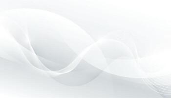 abstract glimmend golvend lijn wit bedrijf backdrop ontwerp vector