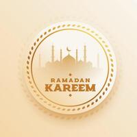 viering kaart voor Ramadan kareem eid festival ontwerp vector