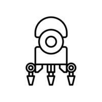 nanorobot icoon in vector. logotype vector