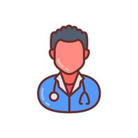 algemeen dokter icoon in vector. logotype vector