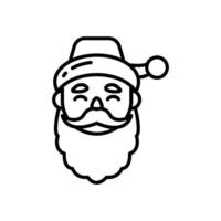 de kerstman claus eetpatroon icoon in vector. logotype vector