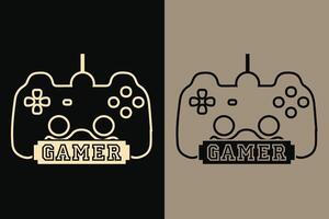 gamer, gamer jongen shirt, grappig gamer tee, gamer geschenken, cadeaus voor jongen, gaming cadeaus voor vader vector