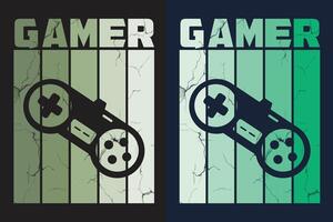 gamer, gamer jongen shirt, grappig gamer tee, gamer geschenken, cadeaus voor jongen, gaming cadeaus voor vader vector