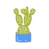 konijn oor cactus icoon in vector. logotype vector