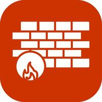 firewall vector pictogram