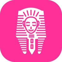 Egyptische gezicht vector icoon