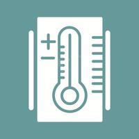 thermometer vector pictogram