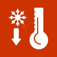 thermometer vector pictogram