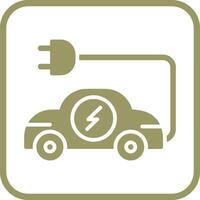 elektrische auto vector icon