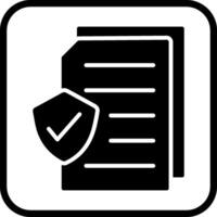 beveiligen document vector icoon