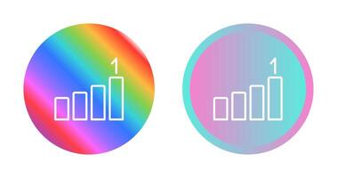 eerste plaats vector icoon