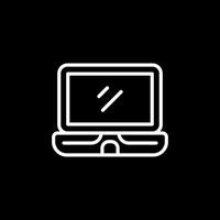 laptop vector pictogram