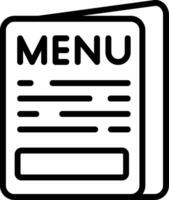 menu vector icoon