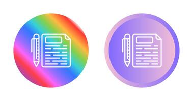 contract vector pictogram