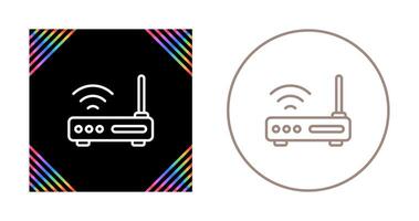 Wifi router vector icoon